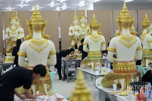 ภาพรวมพระเมรุมาศ คืบหน้าแล้วเสร็จกว่า 52%