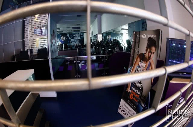 หน้า "ทรู ฟิตเนส" สาขาเอสพลานาด แคราย