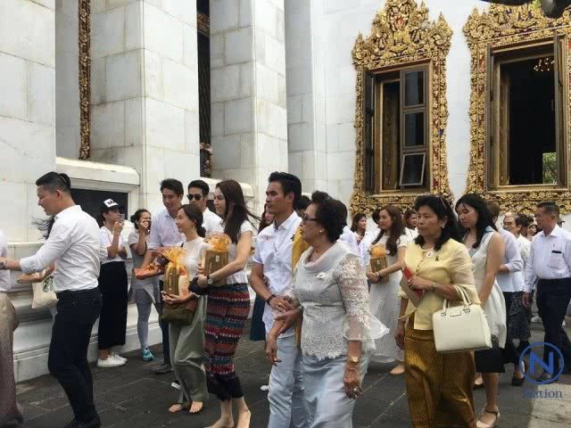 "เกรท-วรินทร" บวชทดแทนคุณพ่อแม่
ได้ฉายาทางธรรม "ชวินโท"