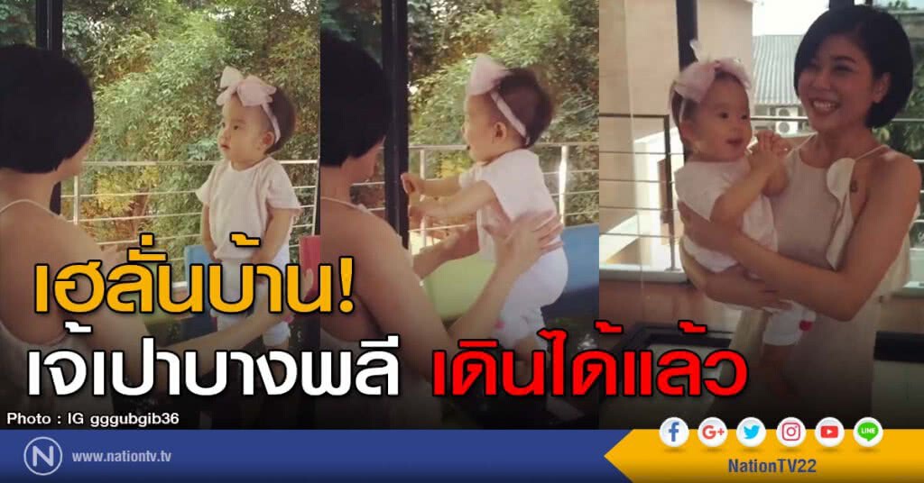 เฮลั่นบ้าน! เจ้เปาบางพลี เดินได้แล้ว เฮลั่นบ้าน! เจ้เปาบางพลี เดินได้แล้ว