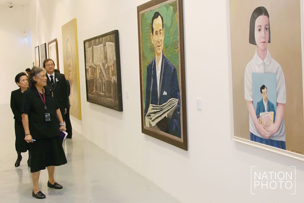 สมเด็จพระเทพฯ เสด็จเปิดนิทรรศการศิลปกรรมช้างเผือก ครั้งที่ 6