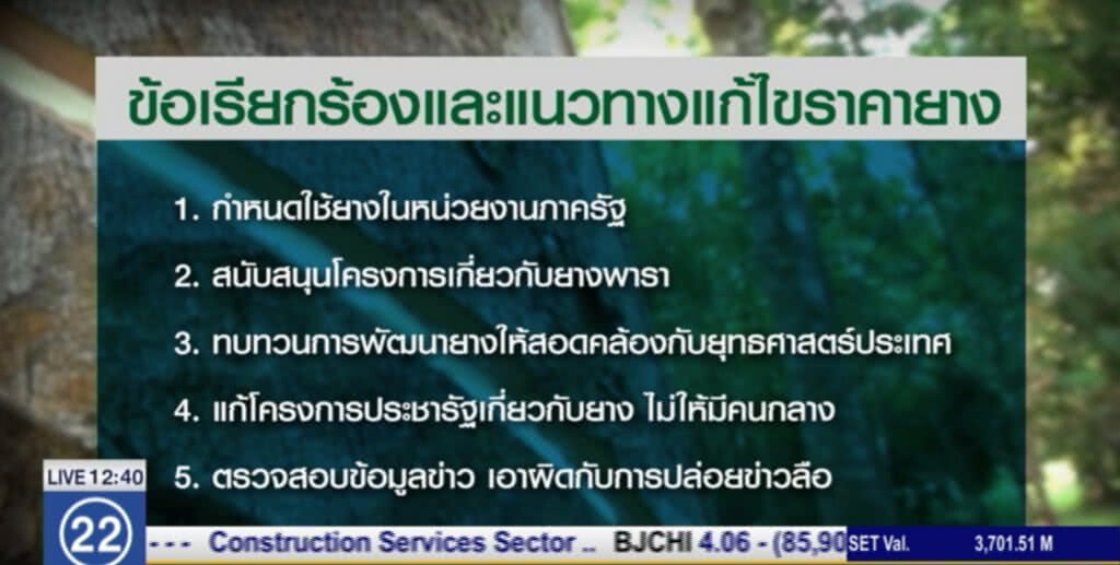 หารือแนวทางช่วยเหลือยางราคาตกเพิ่ม หารือแนวทางช่วยเหลือยางราคาตกเพิ่ม