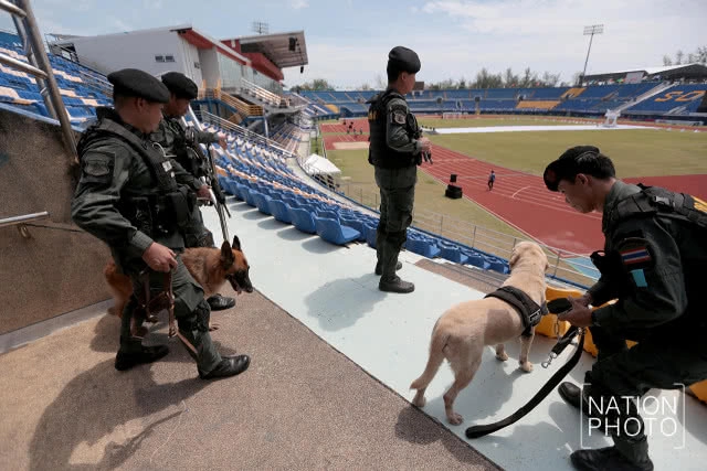 ตรวจเข้ม! สนามติณสูลานนท์ ก่อนเปิดกีฬาแห่งชาติเย็นนี้