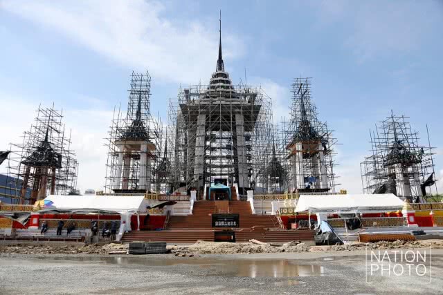 ภาพรวมพระเมรุมาศคืบหน้าแล้วเสร็จกว่า 52 %
