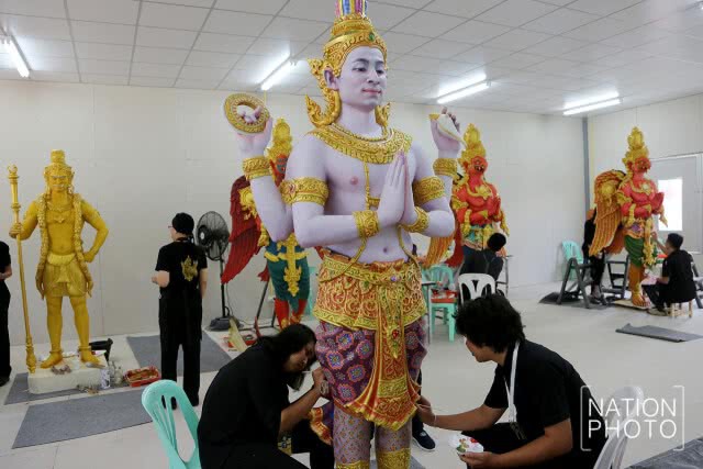 ภาพรวมพระเมรุมาศคืบหน้าแล้วเสร็จกว่า 52 %
