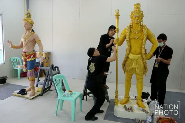 ภาพรวมพระเมรุมาศคืบหน้าแล้วเสร็จกว่า 52 %