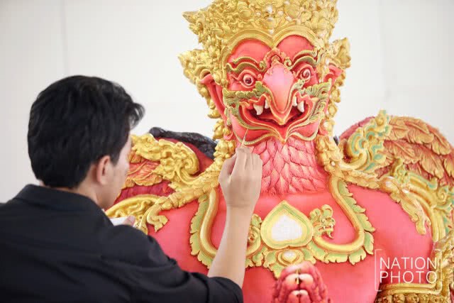 ภาพรวมพระเมรุมาศคืบหน้าแล้วเสร็จกว่า 52 %