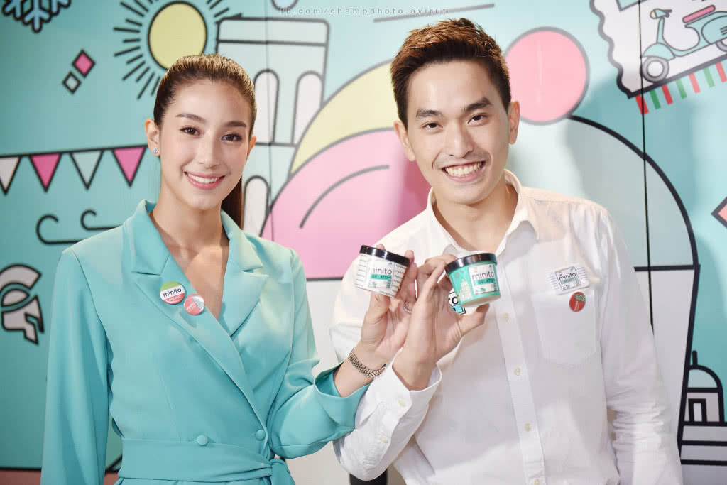 เปิดตัว ไอศกรีม Minito Gelato ของสาวสวย น้องมิ้น ชาลิดา พบปะพูดคุยกับ Blogger สายอาหาร
