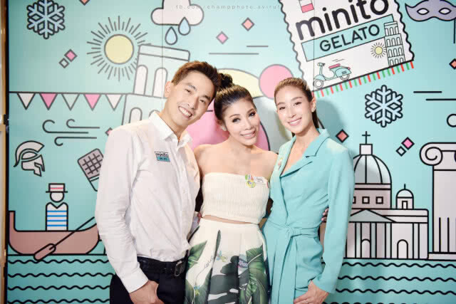เปิดตัว ไอศกรีม Minito Gelato ของสาวสวย น้องมิ้น ชาลิดา พบปะพูดคุยกับ Blogger สายอาหาร