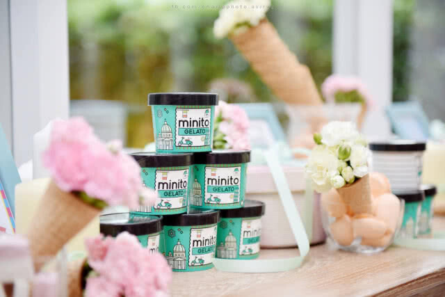 เปิดตัว ไอศกรีม Minito Gelato ของสาวสวย น้องมิ้น ชาลิดา พบปะพูดคุยกับ Blogger สายอาหาร