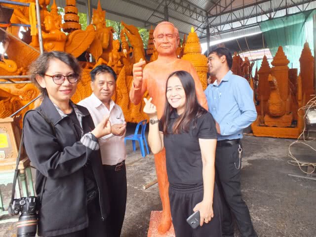 ช่างแกะเทียนรูปนายกฯตู่ ทำมินิฮาร์ท
