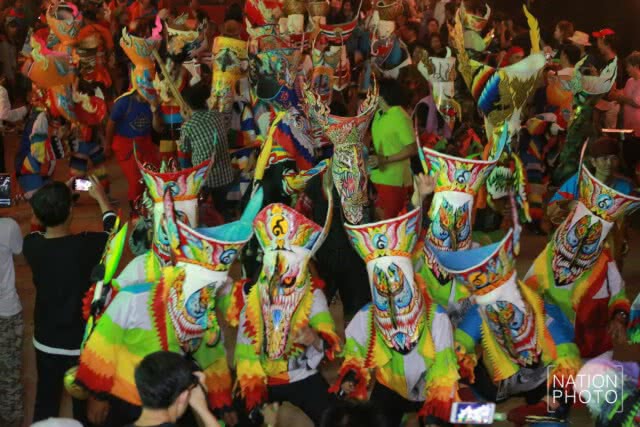 งานสืบสานประเพณีบุญหลวงและการละเล่นผีตาโขน วัดโพธิ์ศรี