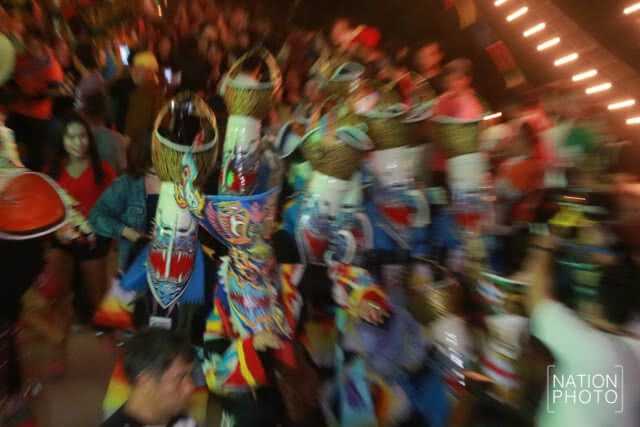 งานสืบสานประเพณีบุญหลวงและการละเล่นผีตาโขน วัดโพธิ์ศรี