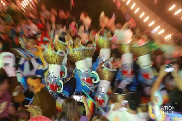 งานสืบสานประเพณีบุญหลวงและการละเล่นผีตาโขน วัดโพธิ์ศรี