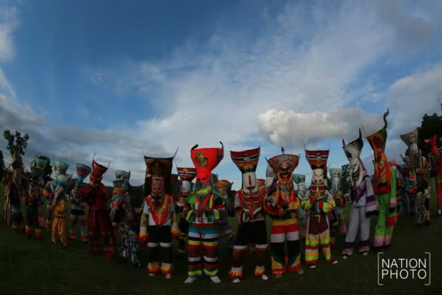 งานสืบสานประเพณีบุญหลวงและการละเล่นผีตาโขน วัดโพธิ์ศรี