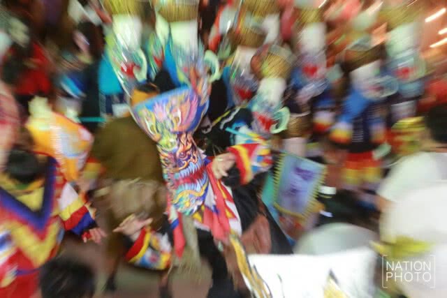 งานสืบสานประเพณีบุญหลวงและการละเล่นผีตาโขน วัดโพธิ์ศรี