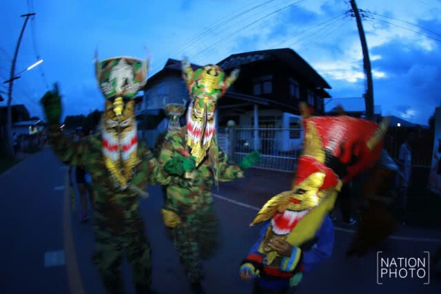 งานสืบสานประเพณีบุญหลวงและการละเล่นผีตาโขน วัดโพธิ์ศรี