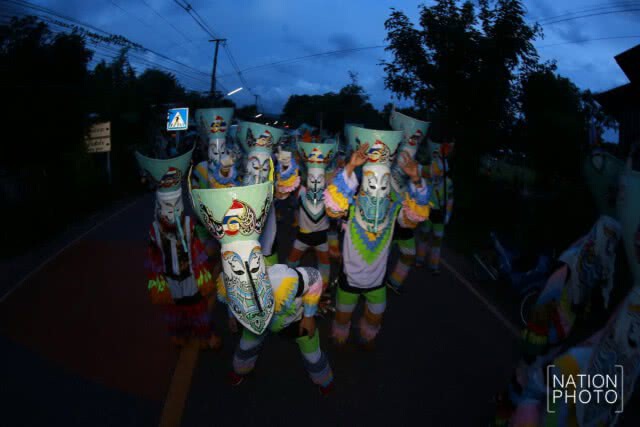 งานสืบสานประเพณีบุญหลวงและการละเล่นผีตาโขน วัดโพธิ์ศรี