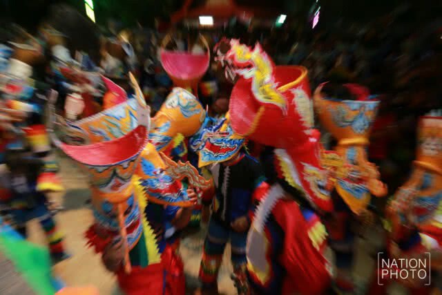 งานสืบสานประเพณีบุญหลวงและการละเล่นผีตาโขน วัดโพธิ์ศรี