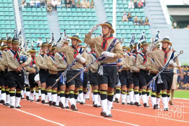 พระองค์โสม เสด็จแทนพระองค์ ในพิธีทบทวนคำปฏิญาณและสวนสนามลูกเสือ