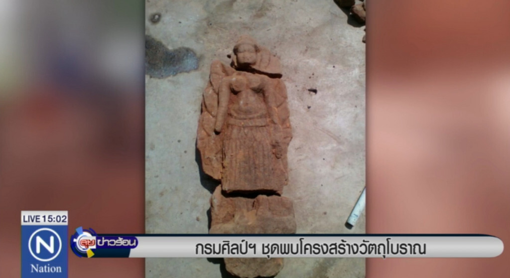 ขุดพบโครงสร้างและวัตถุโบราณ รอบปราสาทเขาโล้น ขุดพบโครงสร้างและวัตถุโบราณ รอบปราสาทเขาโล้น