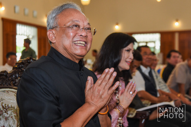 "สุเทพ" ทำบุญวันเกิด 68 ปี ที่วัดชลประทานรังสฤษดิ์