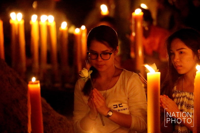 เข้าพรรษา กระจ่างด้วยแสงเทียน วัดทีไม่ใช้ไฟฟ้า หนึ่งเดียวในภูเก็ต