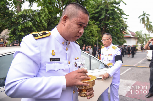 "พระองค์โสมฯ" ประทานน้ำหลวงอาบศพและพวงมาลา "ชุมพร เทพพิทักษ์"