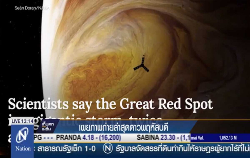 เผยภาพล่าสุดดาวพฤหัสบดี เผยภาพล่าสุดดาวพฤหัสบดี