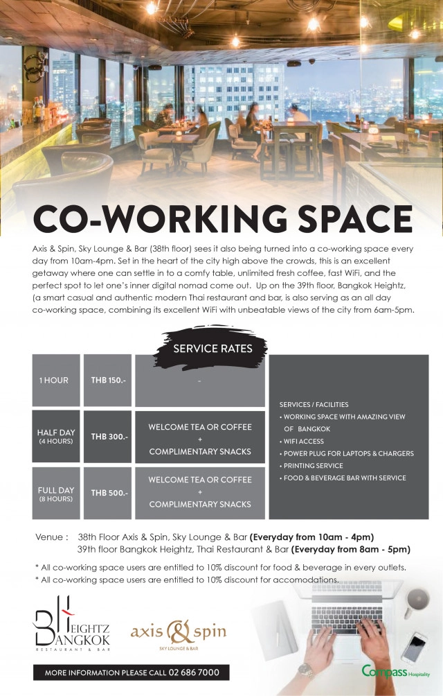 Chic-in : co-working space แห่งใหม่ย่านสุขุมวิท ณ โรงแรม เดอะ คอนทิเน้นท์ กรุงเทพฯ