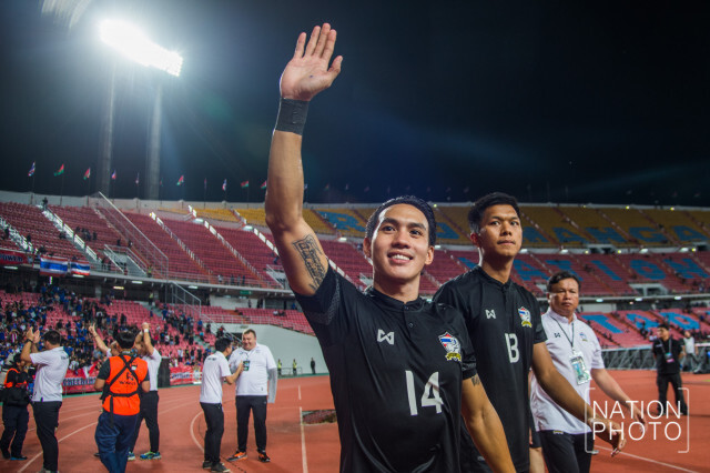 บรรยากาศ หลังช้างศึกถลุงโสมแดง 3-0 ลิ่วชิงเบลารุส คิงส์คัพ 2017