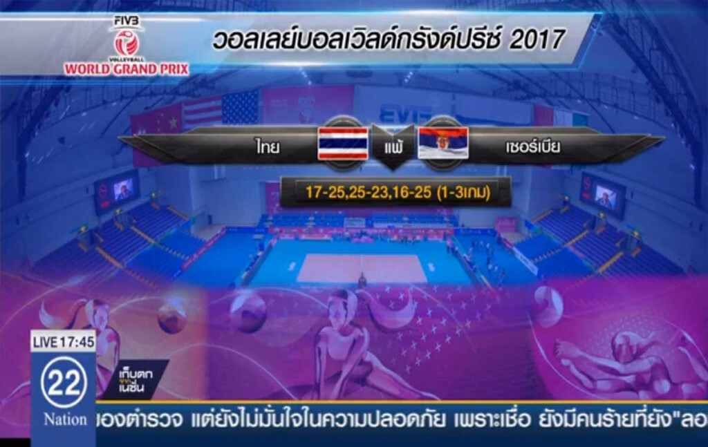 วอลเลย์บอลสาวไทยแพ้เซอร์เบีย 1-3 เซ็ต วอลเลย์บอลสาวไทยแพ้เซอร์เบีย 1-3 เซ็ต