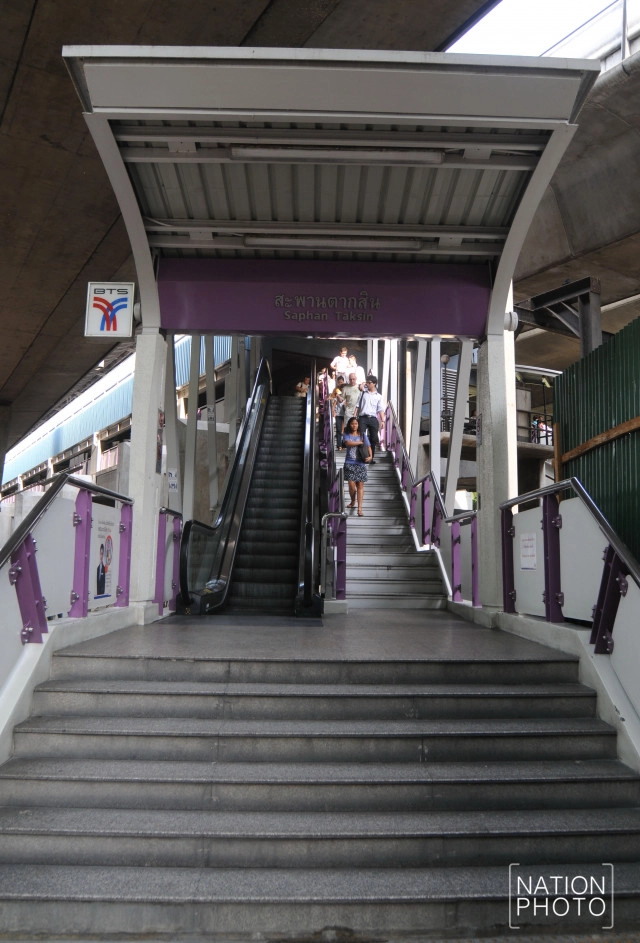 แก้ปัญหาคอขวด "บีทีเอสตากสิน" สิ้นปีนี้