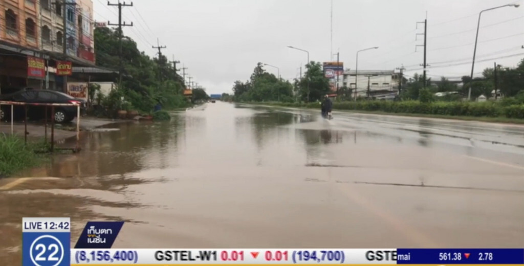ฝนถล่มหนองคายทั้งคืน ระบายน้ำไม่ทัน ท่วมบ้านประชาชน ฝนถล่มหนองคายทั้งคืน ระบายน้ำไม่ทัน ท่วมบ้านประชาชน