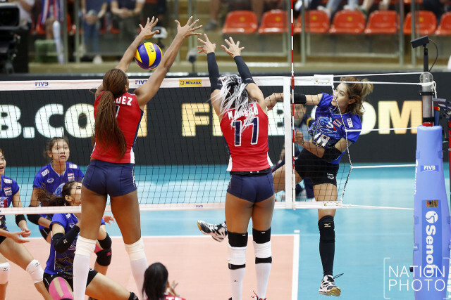 วอลเลย์สาวไทย สุดต้าน พ่ายโดมินิกัน 2-3 เซต