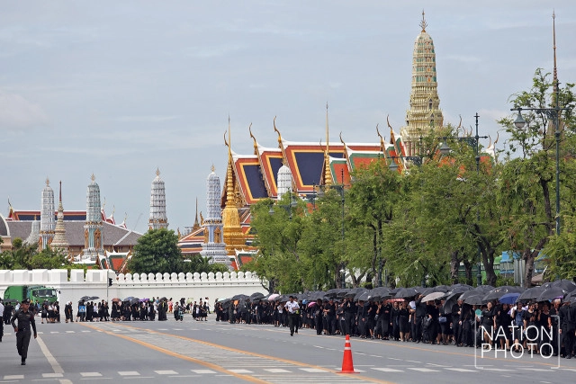 ประชาชนเข้ากราบสักการะพระบรมศพ รัชกาลที่ 9 (22 ก.ค.60)