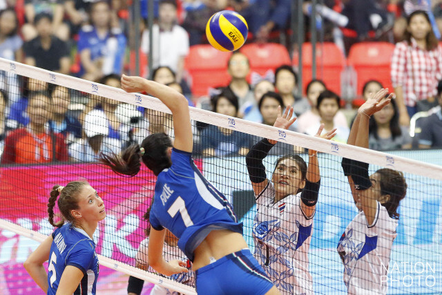 ภาพชุด "ลูกยางสาวไทย"ถล่ม"อิตาลี"3-0 เซต เวิลด์กรังด์ปรีซ์