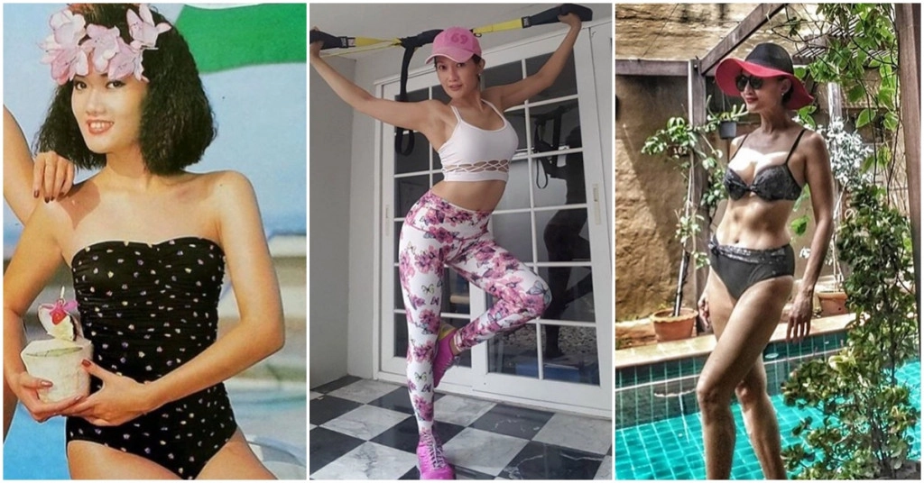 เทียบกันจะๆ "ดี้" ชนานา ถ่ายแบบชุดว่ายน้ำอายุ 21 กับ 53  หุ่นยังเป๊ะ!