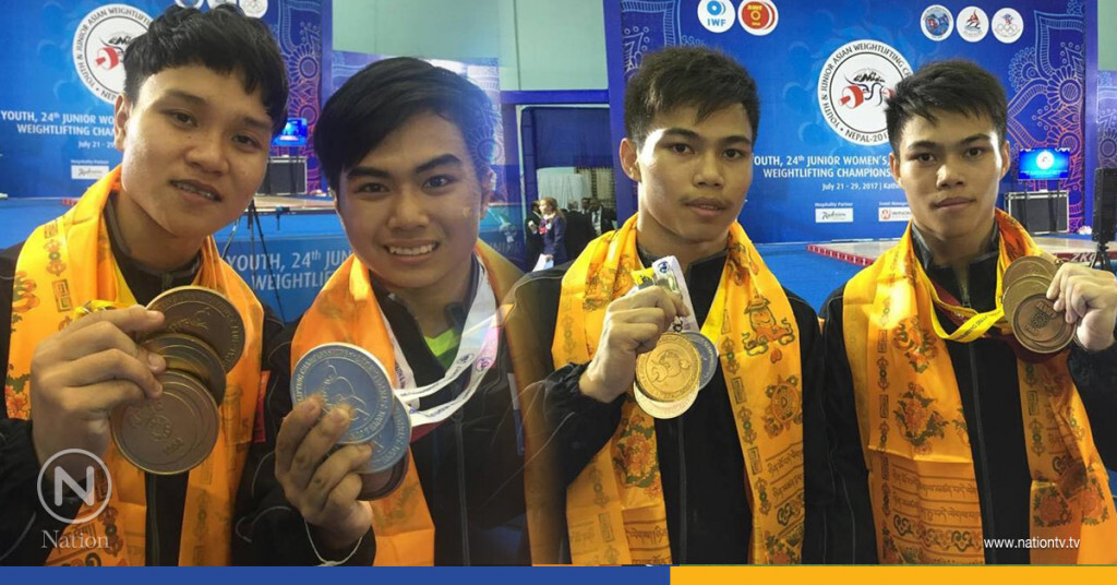 ยกเหล็ก เยาวชนไทย สุดเจ๋ง! คว้า 6 ทอง ชิงแชมป์เอเชีย