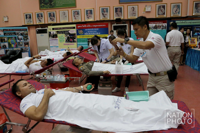 กองปราบ ร่วม รพ.ตำรวจ จัดกิจกรรม บริจาคโลหิต ถวายเป็นพระราชกุศล ร.10
