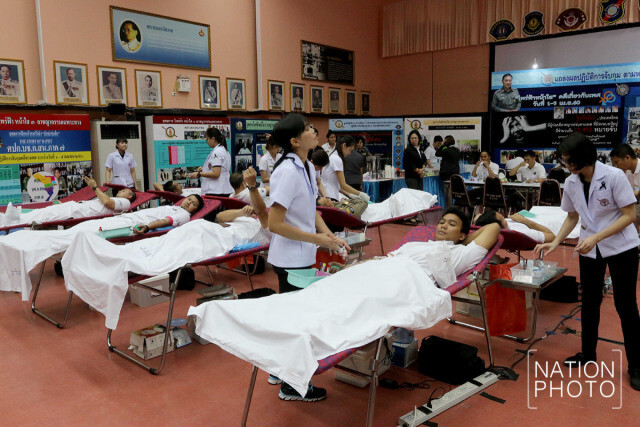 กองปราบ ร่วม รพ.ตำรวจ จัดกิจกรรม บริจาคโลหิต ถวายเป็นพระราชกุศล ร.10