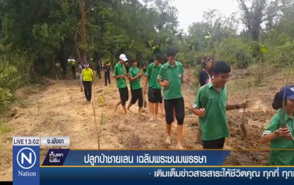 ปลูกป่าชายเลน เฉลิมพระชนมพรรษา ปลูกป่าชายเลน เฉลิมพระชนมพรรษา