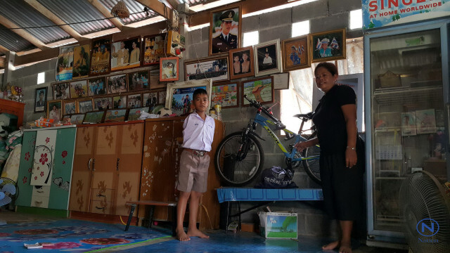 "น้องทาม" ยังคงปลาบปลื้ม
"จักรยานพระราชทาน"มิลืมเลือน