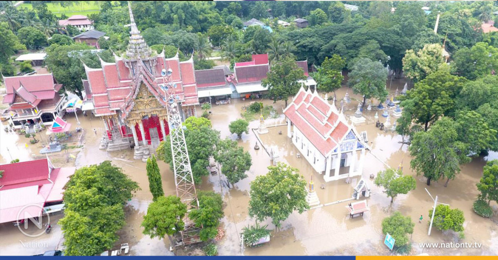 น้ำป่าท่วมโบราณสถานอายุ 100 ปี น้ำป่าท่วมโบราณสถานอายุ 100 ปี