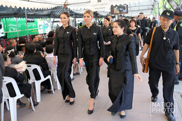 มิสเวิลด์ออสเตรเลีย เดินทางเข้ากราบพระบรมศพในหลวงร. 9