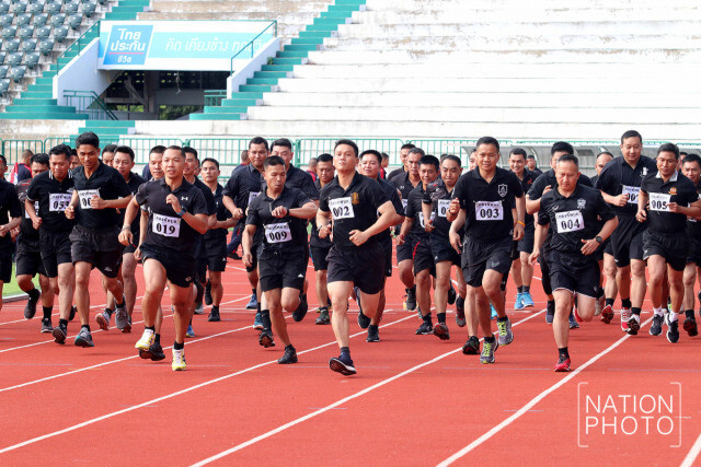 ทดสอบสมรรถภาพร่างกาย ผู้บังคับหน่วยระดับกองพัน