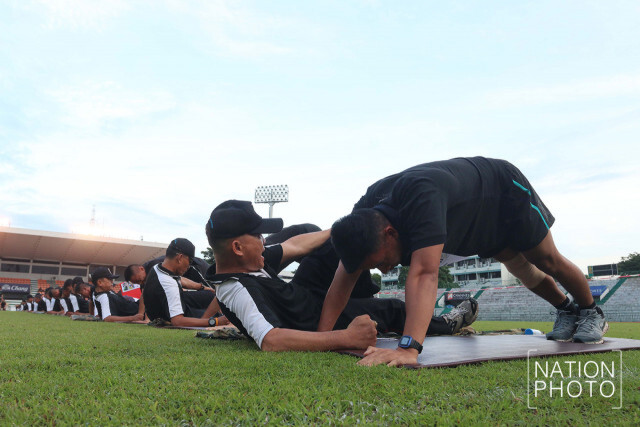 ทดสอบสมรรถภาพร่างกาย ผู้บังคับหน่วยระดับกองพัน
