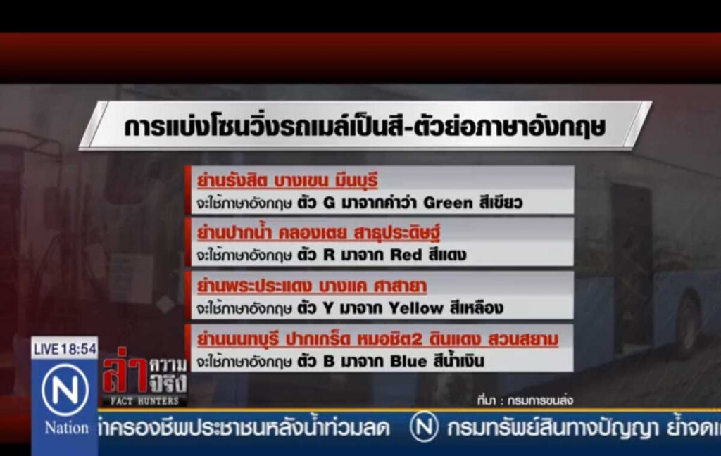 ขนส่งฯ แจงรถเมล์สายใหม่ แบ่งเป็น 4 โซน 4 สี