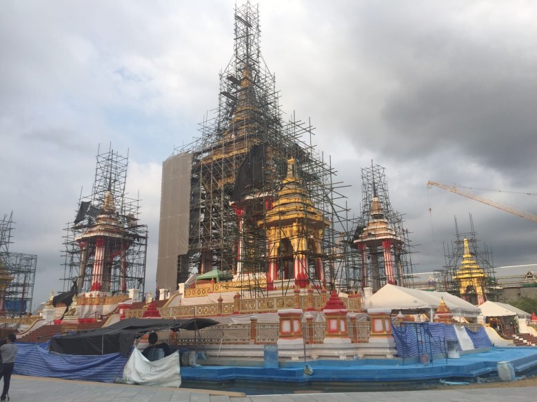  คืบหน้า 75% การก่อสร้างพระเมรุมาศในหลวง ร.9