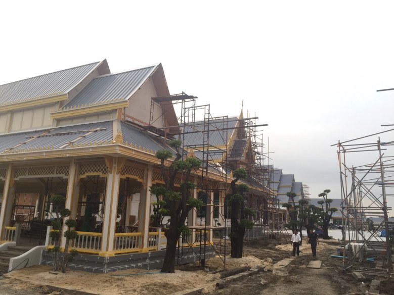  คืบหน้า 75% การก่อสร้างพระเมรุมาศในหลวง ร.9